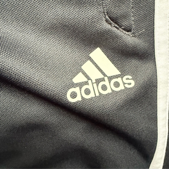 Adidas Black Track Pants with Tapered Fit and Elastic Waistband XS - Picture 9 of 12